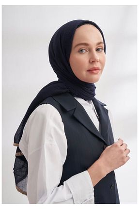 شال سرمه ای زنانه پلی استر ARMANDA - کد 921198807