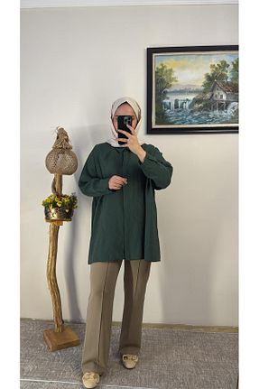 پیراهن سبز زنانه رگولار Nuss - کد 899708362