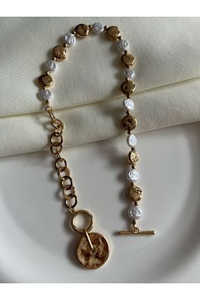 گردنبند جواهر متالیک زنانه Nilsu Jewellery Accessory - کد 921226740