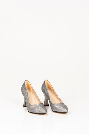کفش مجلسی طوسی زنانه پلی اورتان SVMSHOES - کد 921230297