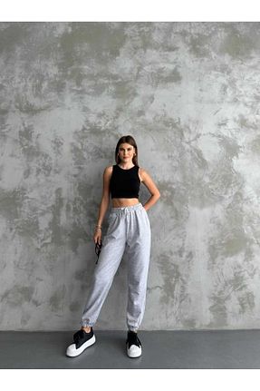 شلوار طوسی زنانه بافتنی Birru Butik - کد 921243180
