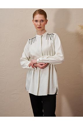 تونیک حجاب نباتی بافتنی Kayra - کد 921255006