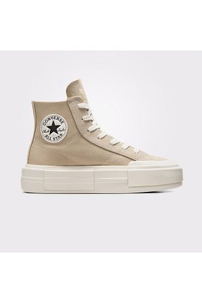 کفش اسنیکر بژ زنانه بند دار Converse - کد 865338690