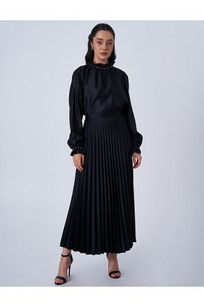 دامن حجاب مشکی زنانه رگولار Kayra - کد 921254956