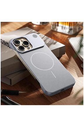 کاور و قاب طوسی iPhone 15 Pro Max Zebana - کد 921260621