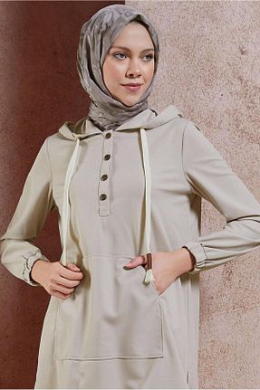 شال قهوه ای زنانه پلی استر Alvina - کد 852927078