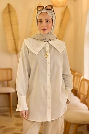 پیراهن حجاب سفید رگولار LOCCO - کد 921287116