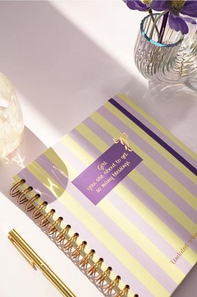 سر رسید بنفش Spiralli Matt Notebook - کد 921291975