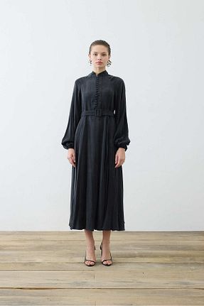 لباس مشکی بافتنی TERZİ DÜKKANI - کد 902724776