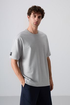 تیشرت طوسی مردانه Relaxed TOMMY LIFE - کد 812518489