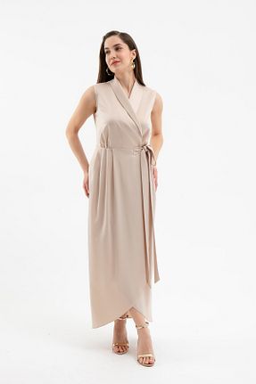 لباس بژ زنانه بافتنی Lafaba - کد 921292680