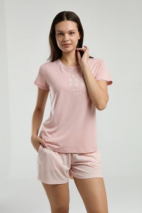 ست لباس راحتی قرمز زنانه مخلوط ویسکون Pierre Cardin - کد 921292233