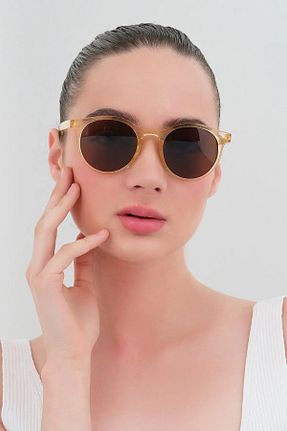 عینک آفتابی قهوه ای زنانه UV400 Modalucci - کد 128553415