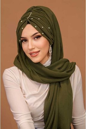 کلاه شنای حجاب خاکی زنانه Aişe Tesettür - کد 921303661