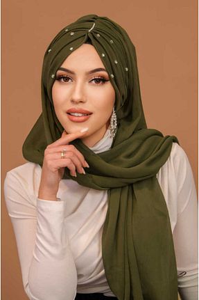 کلاه شنای حجاب خاکی زنانه Aişe Tesettür - کد 921303661