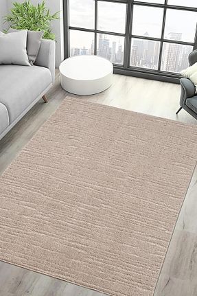 فرش بژ زیره ضد لغزش Raschel Carpet - کد 921309006