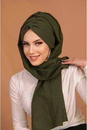 کلاه شنای حجاب خاکی زنانه Aişe Tesettür - کد 921303216