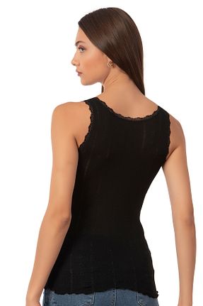 رکابی مشکی زنانه ویسکون پلی استر ÖZKAN underwear - کد 986731