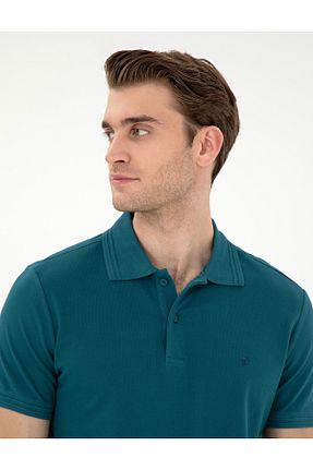 پولوشرت سبز مردانه %100 پنبه Pierre Cardin - کد 921314329