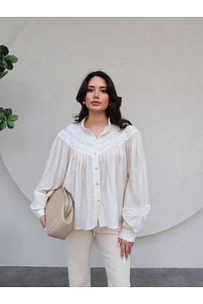 پیراهن نباتی زنانه اورسایز ESRAHELVACI - کد 921315559