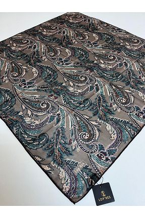 روسری طوسی 90 x 90 LOPRES - کد 921320321