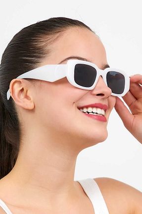 عینک آفتابی سفید زنانه UV400 Modalucci - کد 216517048