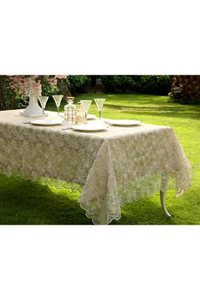 رومیزی سفید پلی استر Daimon Home - کد 922140322
