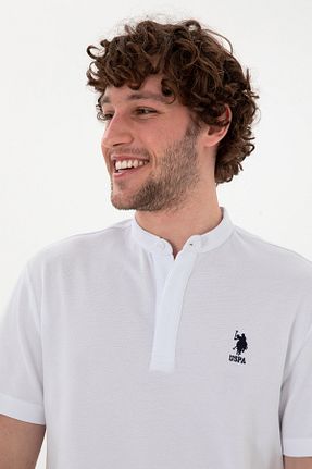 پولوشرت سفید مردانه رگولار U.S. Polo Assn. - کد 921313152