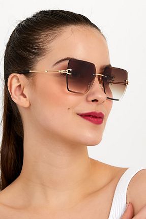 عینک آفتابی قهوه ای زنانه UV400 Modalucci - کد 214995239