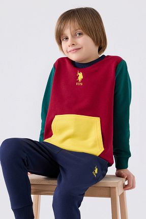 ست لباس راحتی قهوه ای بچه گانه ساده U.S. Polo Assn. - کد 922138347