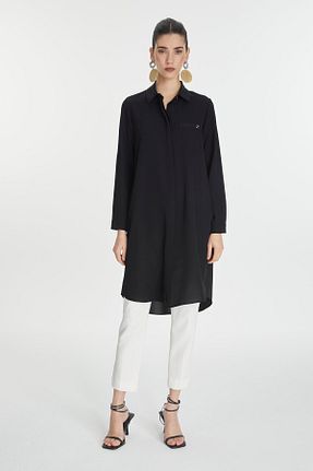 تونیک حجاب مشکی زنانه پلی استر Zühre - کد 80303956