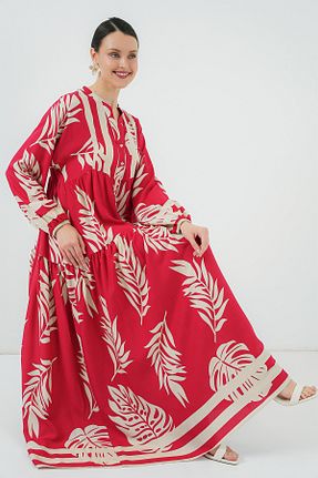 لباس حجاب قرمز زنانه رگولار Bigdart - کد 921336246