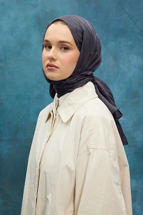 شال طوسی زنانه cs camellia scarf - کد 921333547