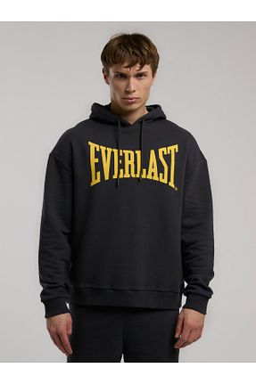 سوئیشرت اسپرت طوسی مردانه کلاه دار Everlast - کد 922158372