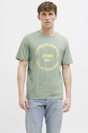 تیشرت سبز مردانه اسلیم فیت Jack & Jones - کد 917703791