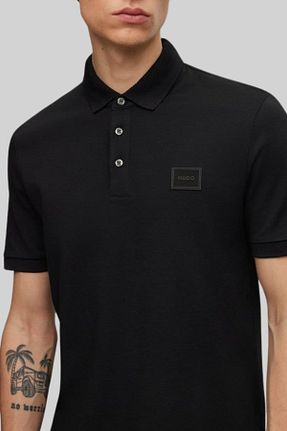 پولوشرت مشکی مردانه پنبه ای Hugo Boss - کد 923310689
