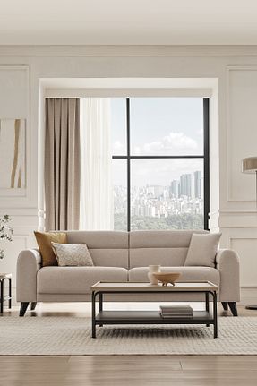 کاناپه بژ Keten Enza Home - کد 856224194