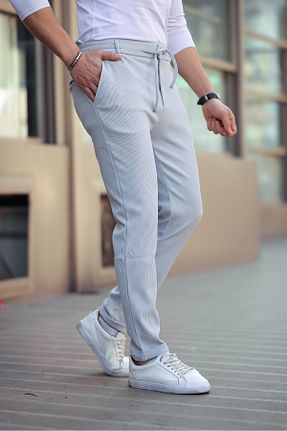 شلوار طوسی مردانه پنبه ای Minharir - کد 921353116