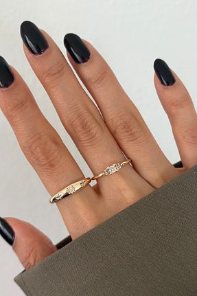 انگشتر جواهر متالیک مردانه زیرکن Lavian Accessories - کد 921351463