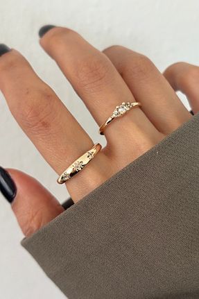 انگشتر جواهر متالیک مردانه زیرکن Lavian Accessories - کد 921351463