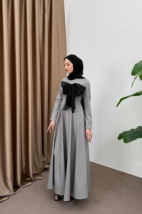 لباس حجاب طوسی زنانه رگولار QUQA - کد 922157563