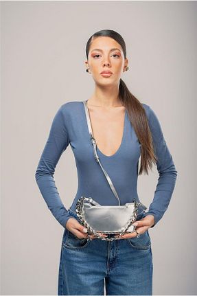 کیف دوشی زنانه چرم مصنوعی ÇÇS - کد 871354793