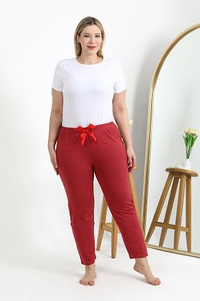 پائین تنه راحتی قرمز زنانه پنبه ای Akbeniz - کد 921360289