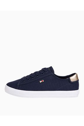 کفش اسنیکر آبی زنانه کنواس Tommy Hilfiger - کد 901396152