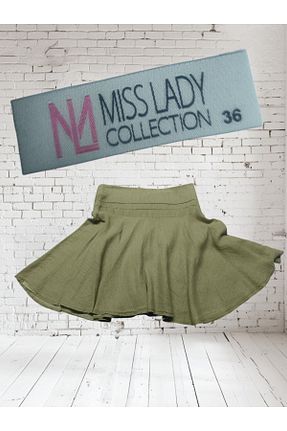 دامن رنگی زنانه کتان MB MİSSLADY COLLECTION - کد 921367821