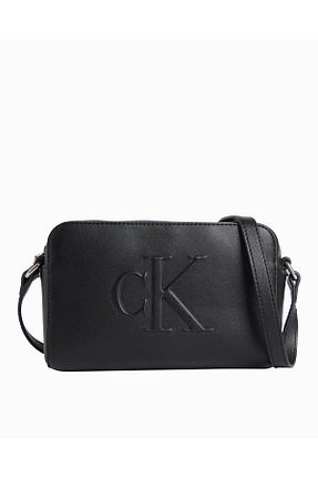 کیف دوشی مشکی زنانه پلی اورتان Calvin Klein - کد 922169230