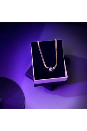 گردنبند استیل ( فولاد ) زرد استیل (فولاد) Çelik - کد 921367347