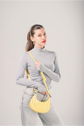کیف دوشی زرد زنانه پلی استر ÇÇS - کد 921371576