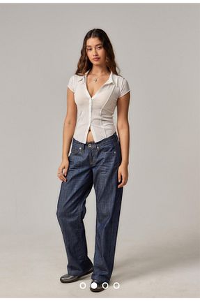 بلوز سفید زنانه اسلیم فیت MAXLEVEL MODA - کد 921378571