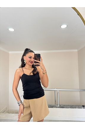 بادی مشکی زنانه یقه U Gamze Ege Fashion - کد 921371632